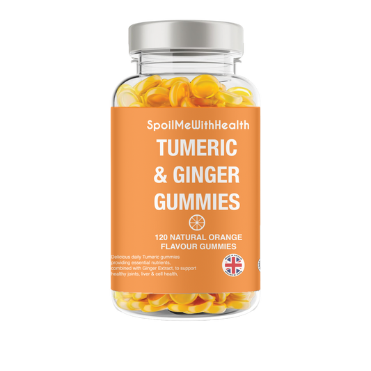 Turmeric & Ginger Gummies | Natural Orange Flavour | Chewable