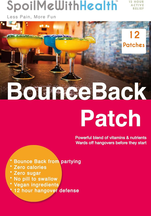 BounceBack Patches. Enjoy Partying, Bounce Back The Morning After